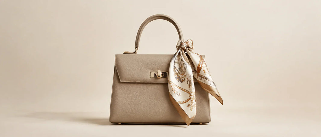 How to Tie a Silk Scarf on a Handbag: 7 Elegant Ways