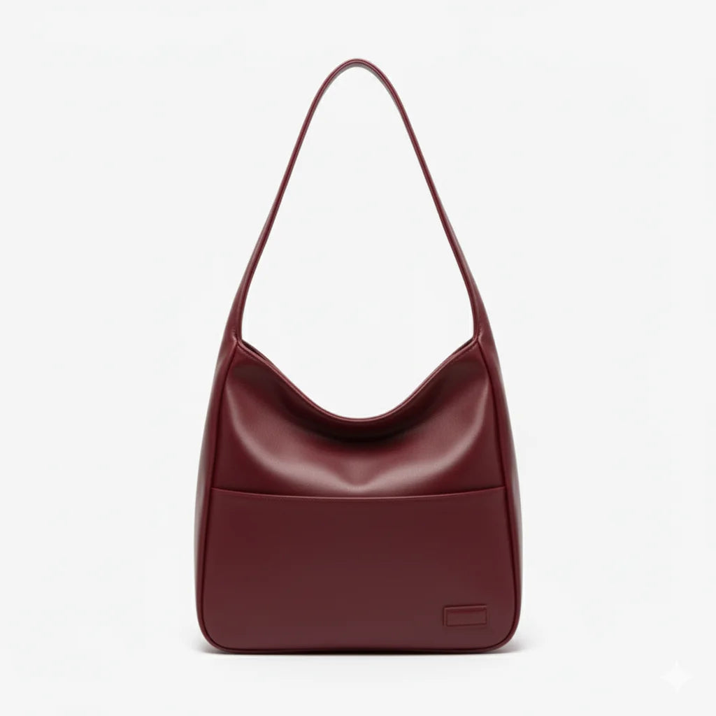seliora-vegan-leather-shoulder-bag-front-wine-red